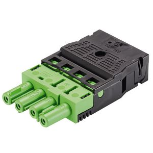 Kabelsteker GST18I4 female groen veerklem VVE=50