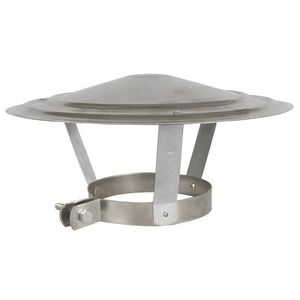 Regenkap gegalvaniseerd staal Ø135-139mm