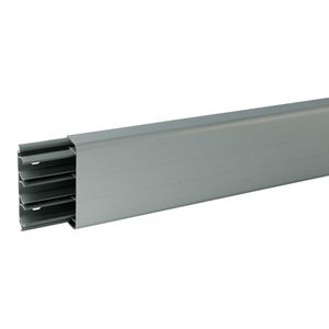 Lengte a 2m. Leidingkanaal K55 Kabelkoker aluminiumkleur