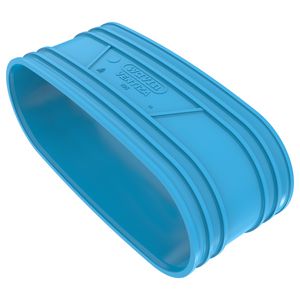Overschuifmof PVC luchtverdeelsysteem VENTIZA blauw (235x80mm) mof/mof