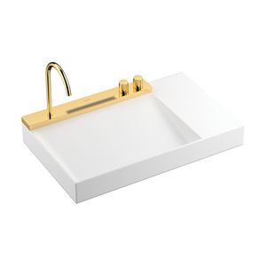 Wastafel Avalegra AquaUnit 780/475 Polished Gold-Optic