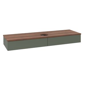 Wastafelonderkast Antao 1600x190x500mm L.Green Matt Lacquer K14012HL
