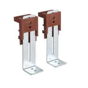 Verlagingsset tbv DIN-rail 71mm (set=2st.)