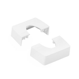 Beschermkap wit Snap-on zuil + Ovaline kit 1 compartiment