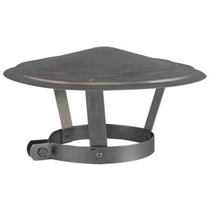 Regenkap gegalvaniseerd staal Ø148-154mm