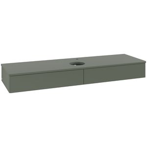 Wastafelonderkast Antao 1600x190x500mm L.Green Matt Lacquer K14050HL