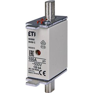 Zekering 500V 125A NH000 gG VVE=3