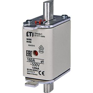 Zekering 500V 160A NH00 gG VVE=3