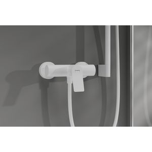 Douchemengkraan Vivenis 1-hendel opbouw Original mat wit