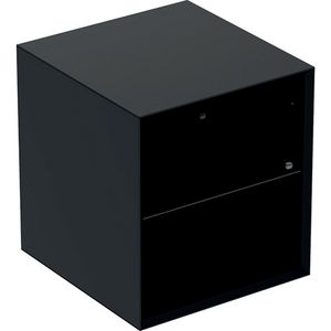 Zijelement 45cm zwart mat ONE