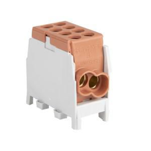 HLAK25-1/2 - Aansluitklem 1p 25mm2 bruin