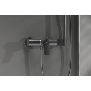 Douchemengkraan Vivenis 1-hendel opbouw Original Brushed Black Chrome