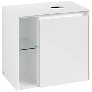 Wastafelonderkast Collaro 600x548x380mm Glossy White C15100DH