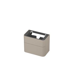 Topplaat keramische slab tbv afgeronde onderkast 80cm island glossy