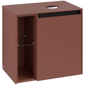 Wastafelonderkast Collaro 600x548x380mm Wine Red C15100AH