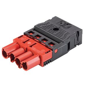 Kabelsteker GST18I4 male tomatenrood veerklem VVE=50