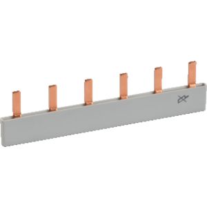 Kamrail vlak 18mm 6pin Geisoleerd