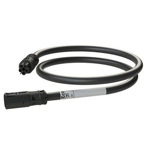 Koppelsnoer AW 6,5m 3G2,5 zwart Eca VVE=10