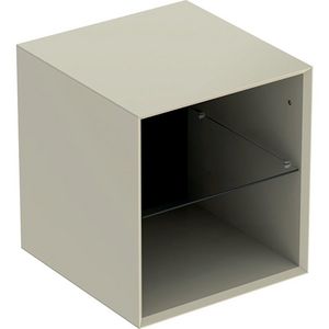 Zijelement 45cm zandgrijs hoogglans ONE