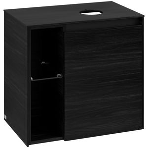 Wastafelonderkast Collaro 600x548x380mm Black Oak C15100AB