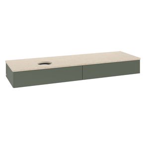 Wastafelonderkast Antao 1600x190x500mm L.Green Matt Lacquer K15013HL