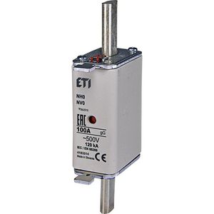 Zekering 500V 100A NH0 gG VVE=3