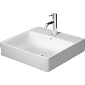 DURASQUARE #235350 wastafel 500mm wit met kraangat