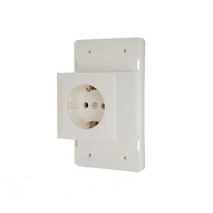 Deksel met 1-voudige contactdoos tbv universele lasdoos