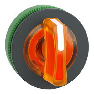 Kop keuzeschakelaar 3 pos Oranje Terugvering L naar M Ver