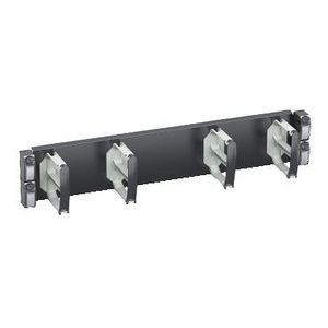 Kabelgeleiderpaneel 19" 2U 4x Open ring Actassi 19-C