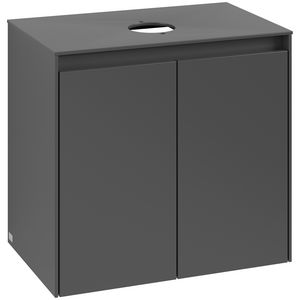 Wastafelonderkast Collaro 600x548x380mm Graphite C150B0VR