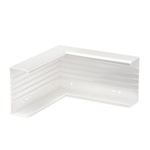 Binnenhoek 329x170x80 polyvinylchlorid puur wit
