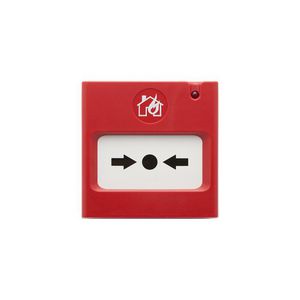 Adresseerbare handmelder binnen ISO rood/IP40 met isolator