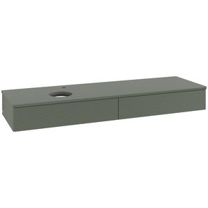 Wastafelonderkast Antao 1600x190x500mm L.Green Matt Lacquer K15150HL