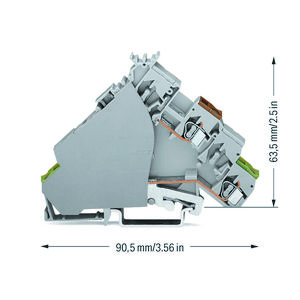 2-draads actuatorvoedingsklem gekl. invoer 2,5mm² VVE=50
