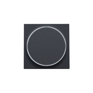 Afwerkingsset doorschijnende ring z. symbool 6A antracite