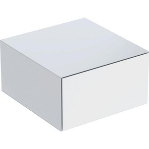 Zijkast 45x24,5cm (bxh) 1x la wit hoogglans ONE
