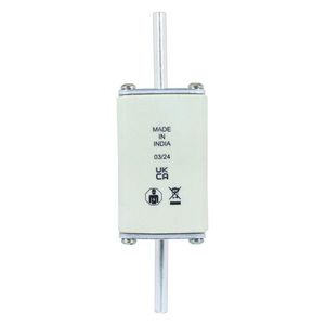 Zekering laagsp. 80A AC 500V NH1 gL/gG dubbele melde VVE=3