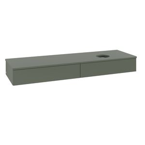 Wastafelonderkast Antao 1600x190x500mm L.Green Matt Lacquer K16010HL