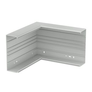 Binnenhoek 329x210x80 polyvinylchlorid lichtgrijs