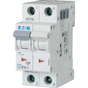 Installatie-automaat (MCB) PLZM 16A 1P+N B-kar. 10ka