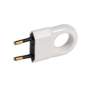 Steker 2-polig 2,5 Amp wit