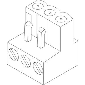 Connector 3-polig geel 87377022920