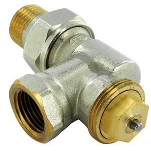 Radiatorafsluiter thermostatisch M30X1/2" voorinstelbaar haaks verk. VVE=10
