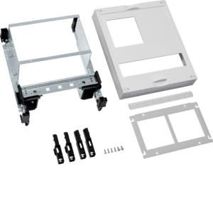 Bouwsteen voor 2 meetcomp. 96x96mm+extra DIN-rail 300x250mm