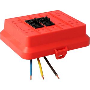 Deksel voor dozen montage AK2-W5 rood 2x3p VVE=10