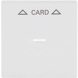 Centraalplaat voor card-schakelaar f-matwit (1792-884)