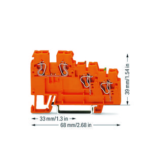 3-draads actuatorvoedingsklem 2,5mm² 270-586 VVE=10