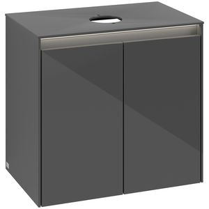 Wastafelonderkast Collaro 600x548x380mm Glossy Grey C150B0FP