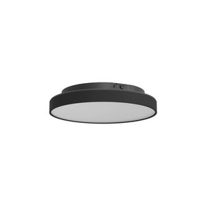 Opbouwarmatuur LED Prodisc Helios Mini Ø290mm, max.10.5W nood, zwart